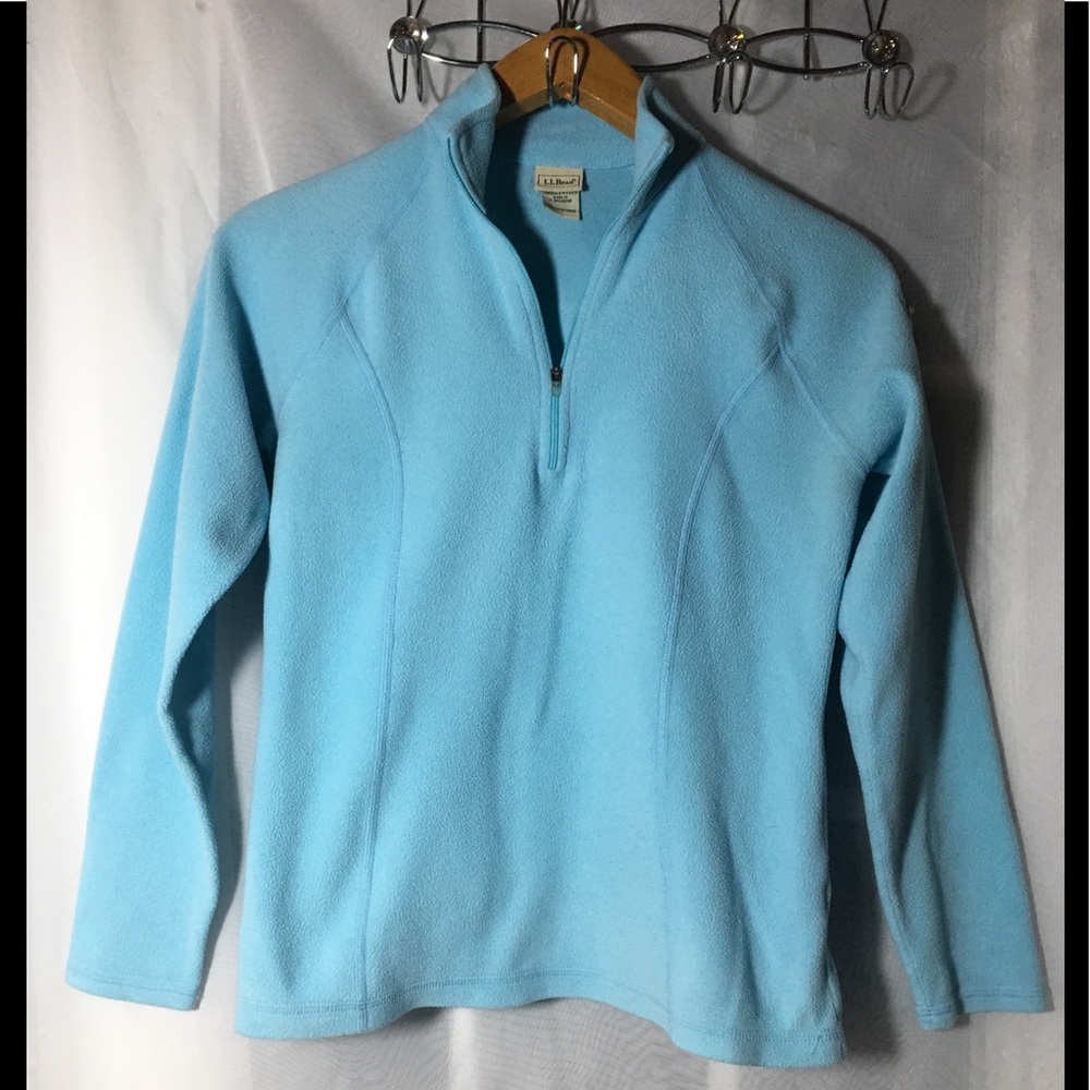 Women's Blue L.L Bean Fleece Pullover Size XS